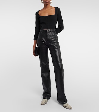 Top cropped in jersey | Acne Studios