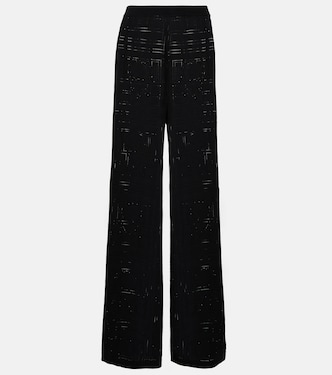 Pantalon en pointelle à logo | Toteme