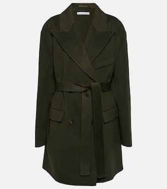 Abrigo cruzado de lana | Acne Studios