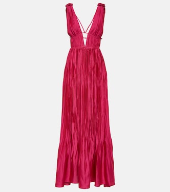 Ostara plissé gown | Simkhai