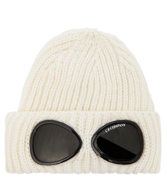 Gorro en punto acanalado de lana | C.P. Company Kids