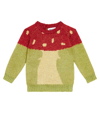 Pull Breen Mushroom en laine mélangée | Molo