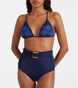 Embroidered bikini top | Johanna Ortiz