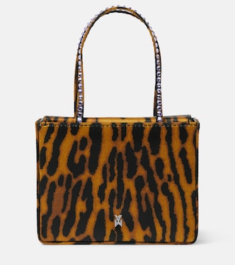 Sac Superamini imprimé en satin | Amina Muaddi