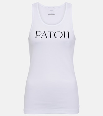 Tank top de jersey de algodón con logo | Patou