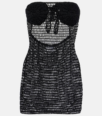 Vestido corto Camellia de croché | Anna Kosturova