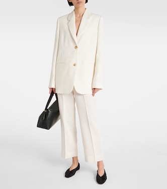 Ballerine The Gathered Flat in raso | Toteme