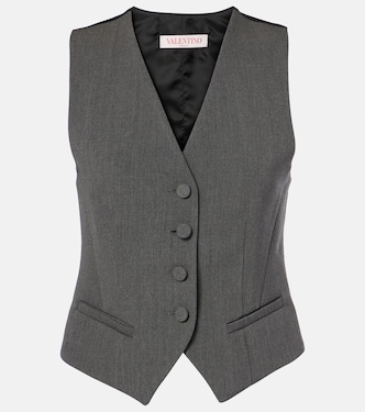 Weste aus Woll-Gabardine | Valentino