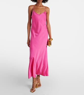 Vestido lencero Lion de sarga de seda | Asceno
