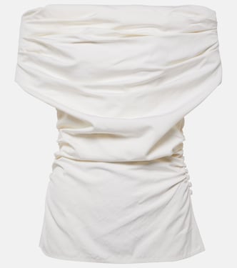 Ruched silk top | Magda Butrym