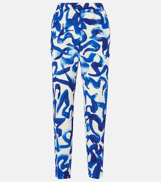 Pantaloni slim con stampa | Dries Van Noten
