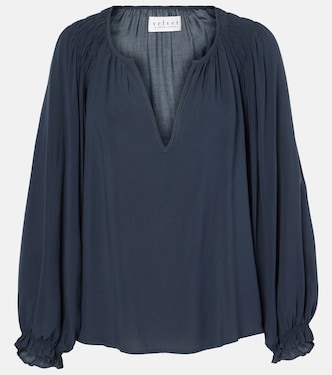 Blusa Azalea in challis | Velvet