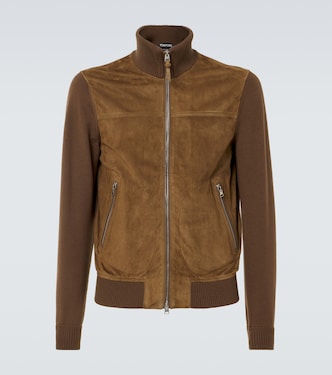 Jacke aus Veloursleder und Wolle | Tom Ford