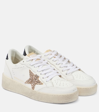 Ball Star 2缀饰皮革运动鞋 | Golden Goose