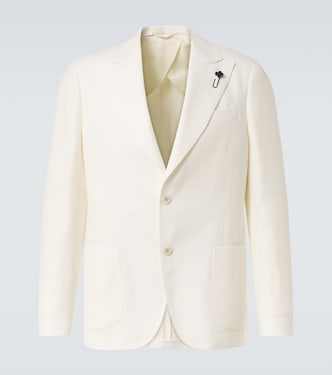 Blazer aus Wolle, Leinen und Seide | Lardini