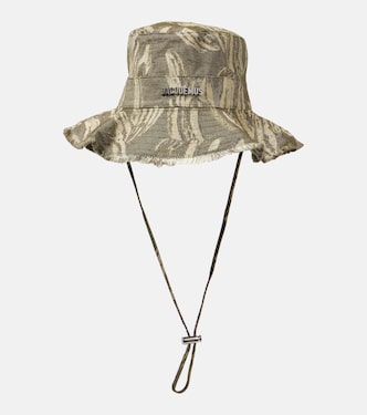 Artichaut cotton canvas bucket hat | Jacquemus