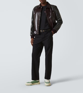 Sneakers Gucci Re-Web mit Leder | Gucci
