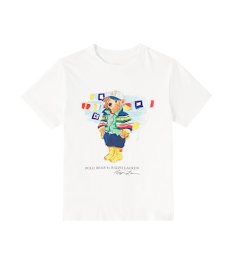 T-shirt Polo Bear in jersey di cotone | Polo Ralph Lauren Kids