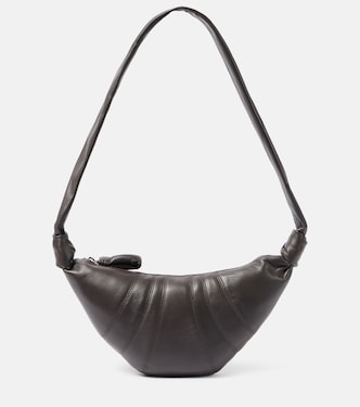 Croissant Small leather shoulder bag | Lemaire