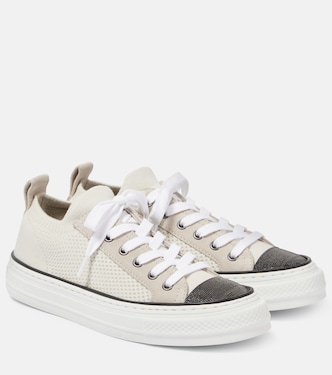 Knitted slip-on sneakers | Brunello Cucinelli
