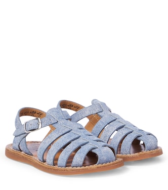Plage-Stitch Dad leather sandals | Pom d'Api