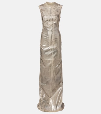 Coated denim maxi dress | Rick Owens