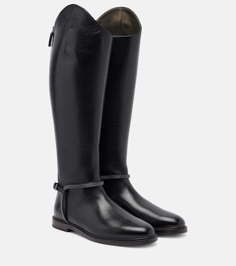 Bottes Monili en cuir | Brunello Cucinelli