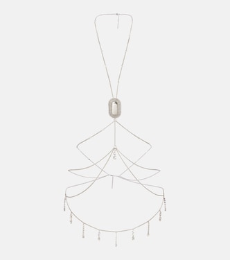 Crystal-embellished body chain | Rabanne