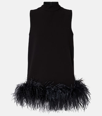 Feather-trimmed top | Max Mara