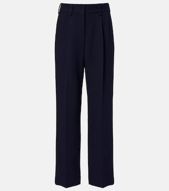 Resolute virgin wool straight pants | Blazé Milano
