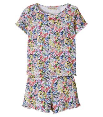 Ensemble t-shirt et short en coton à fleurs | The New Society