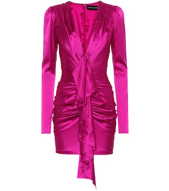 Silk satin minidress | Alexandre Vauthier