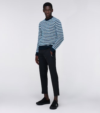 Wool and cashmere jacquard sweater | Prada
