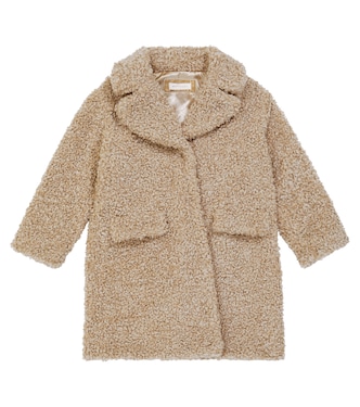 Faux fur coat | Monnalisa