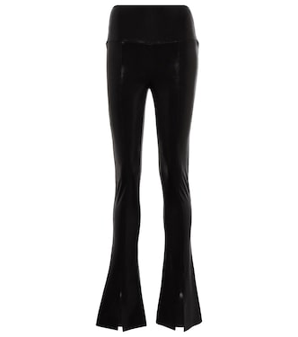 Leggings flared Spat de tiro alto | Norma Kamali