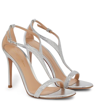 Verzierte Sandalen Eiko aus Leder | Gianvito Rossi