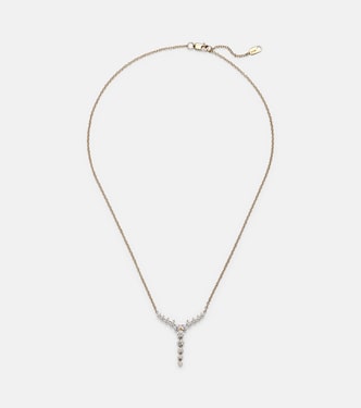 Collier Aria Cascade Mini en or 18 ct et diamants | Melissa Kaye