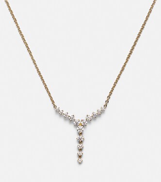 Collier Aria Cascade Mini en or 18 ct et diamants | Melissa Kaye
