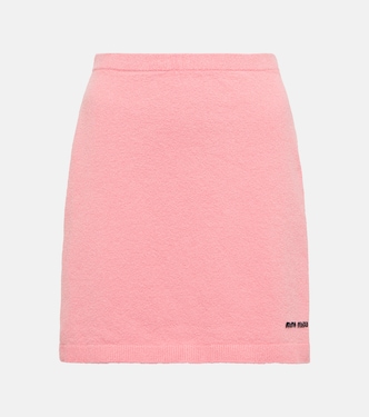 Bouclé miniskirt | Miu Miu