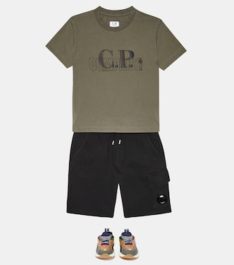 Shorts aus Baumwoll-Jersey | C.P. Company Kids