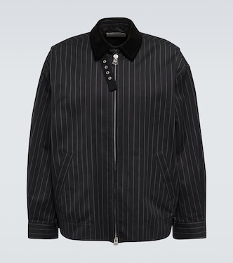 Chaqueta de algodón a rayas | Sacai