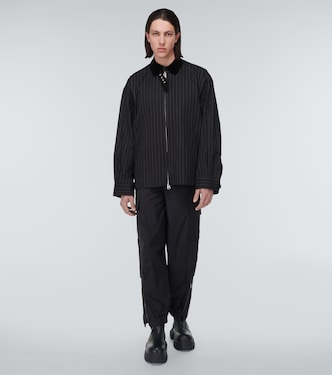 Chaqueta de algodón a rayas | Sacai