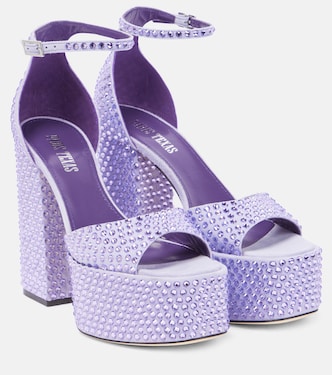Holly Tatiana embellished leather platform sandals | Paris Texas