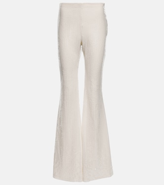 Pantalon flare à sequins | Taller Marmo