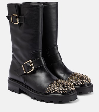 Stiefel Biker II aus Leder | Jimmy Choo