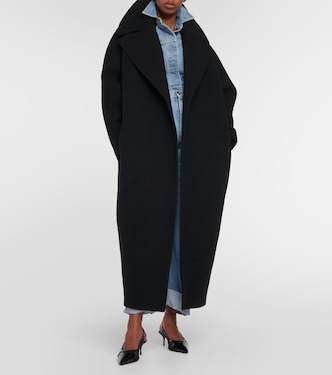 Cocoon wrap wool coat | Alaïa