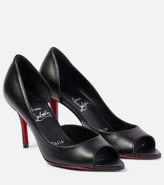 Pumps Open Apostropha 80 in pelle | Christian Louboutin