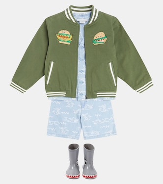 Camisa de denim estampada | Stella McCartney Kids