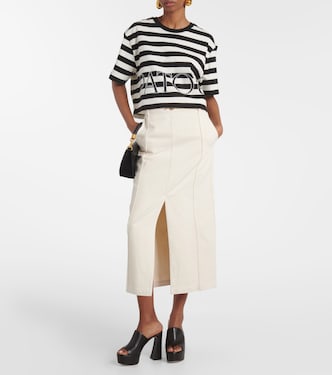 Cropped-Top aus Baumwoll-Jersey | Patou