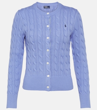 Cable-knit cotton cardigan | Polo Ralph Lauren